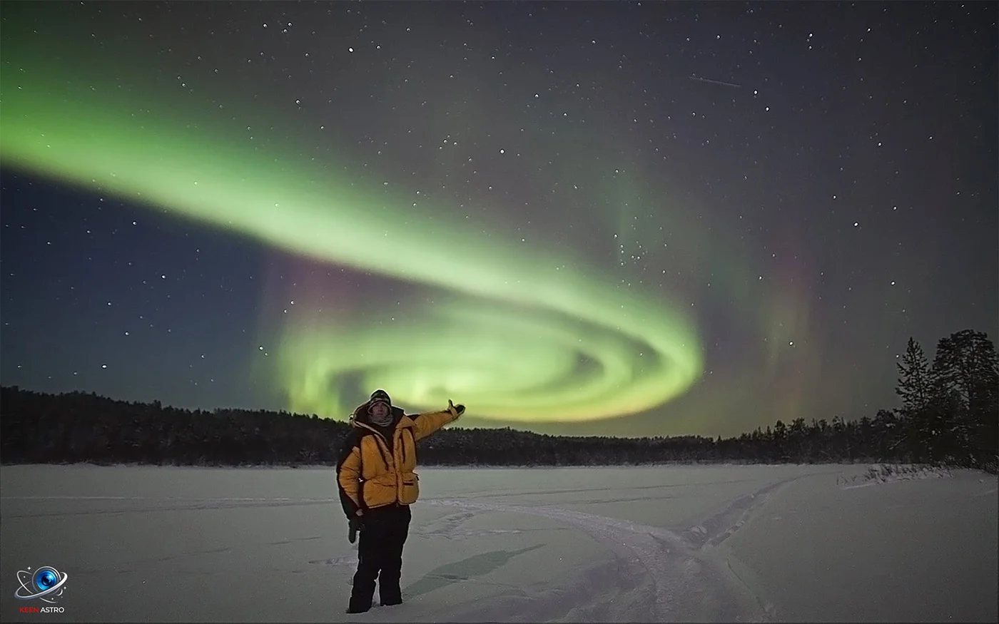 Aurora Borealis self portrait